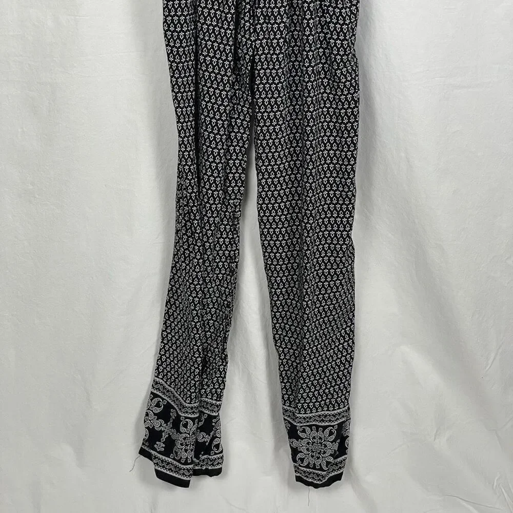 Max Studio Floral 100% Rayon‎ Smocked Jumpsuit - Women’s L